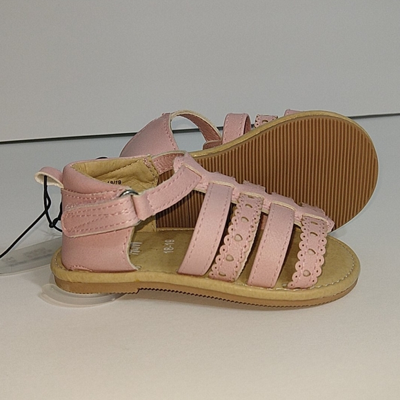 H&M Baby Girl Pink Open Toe Sandals - Picture 3 of 8